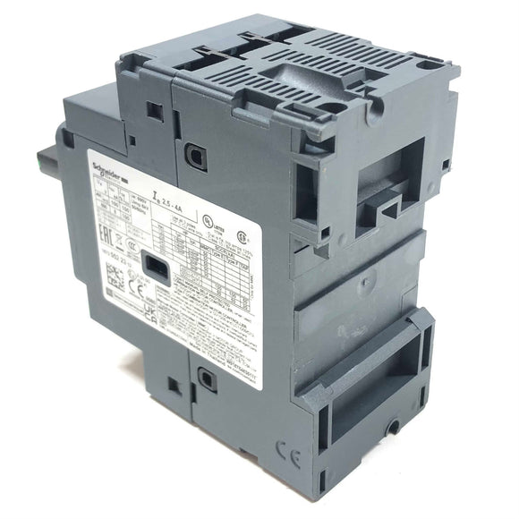 GV2P08 Schneider Electric Motor Circuit Breaker, 3Pole, 2.5-4 Amp, 690V, 50/60Hz