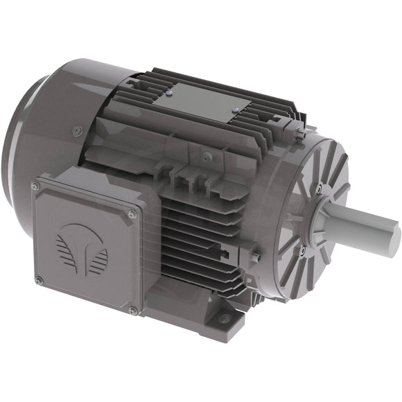 GX3-AL-TF-143T-2-B-D-1.5 Techtop 1.5HP Aluminum Frame Electric Motor, 3600RPM