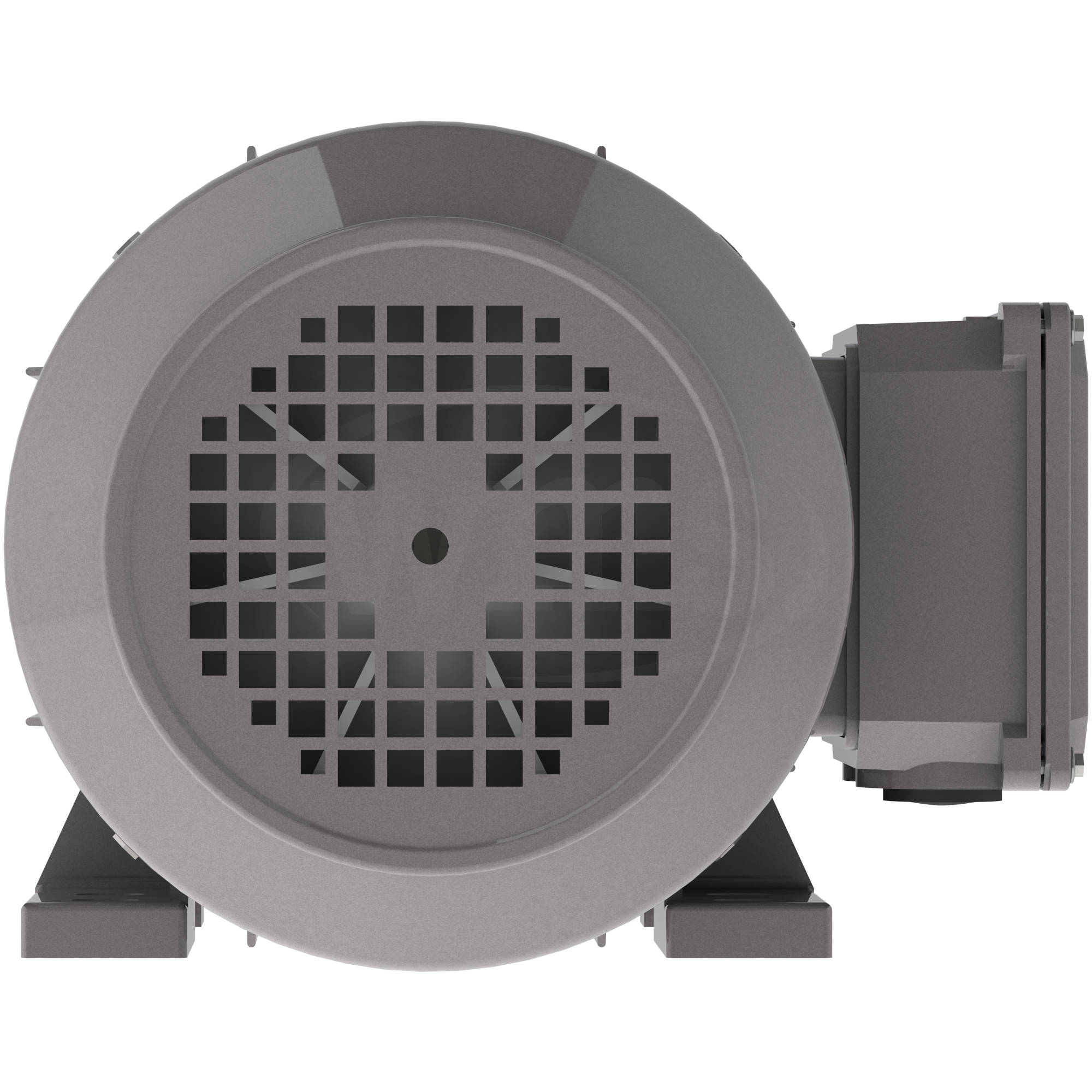 GX3-AL-TF-143T-2-B-D-1 Techtop 1HP Cast Aluminum Electric Motor, 3600RPM - 0