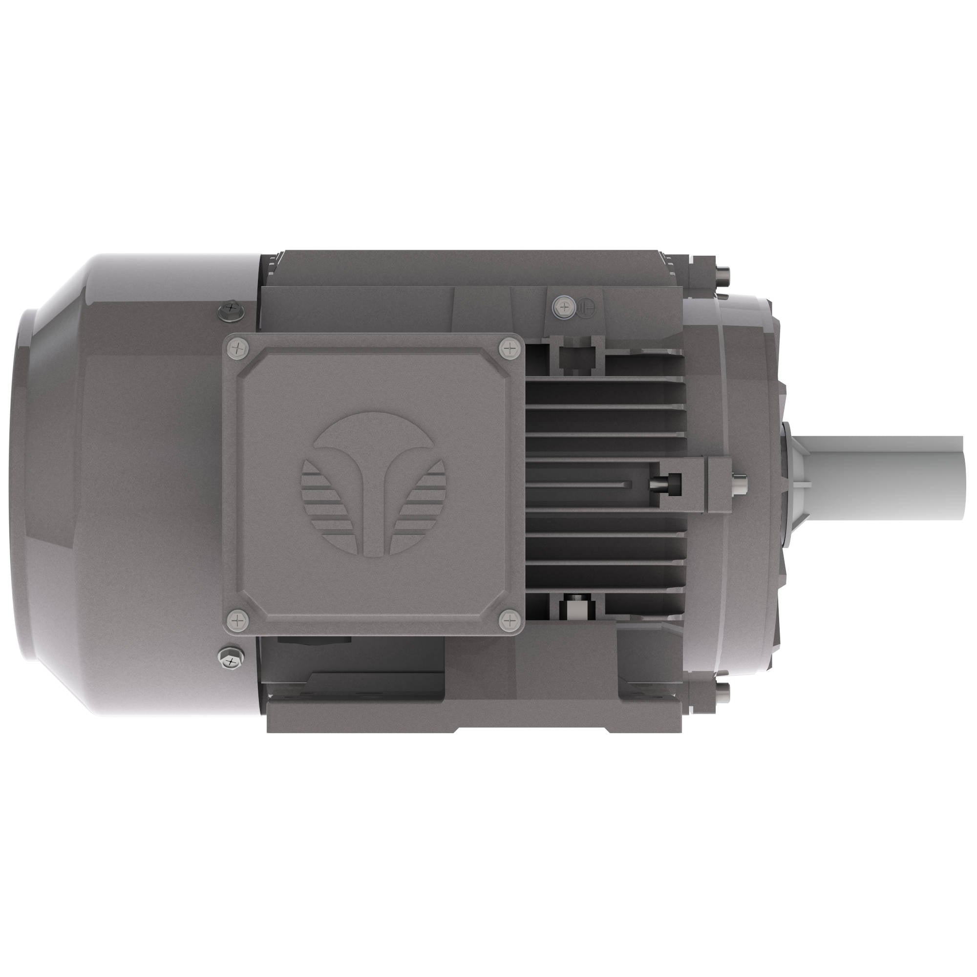 GX3-AL-TF-143T-2-B-D-1 Techtop 1HP Cast Aluminum Electric Motor, 3600RPM