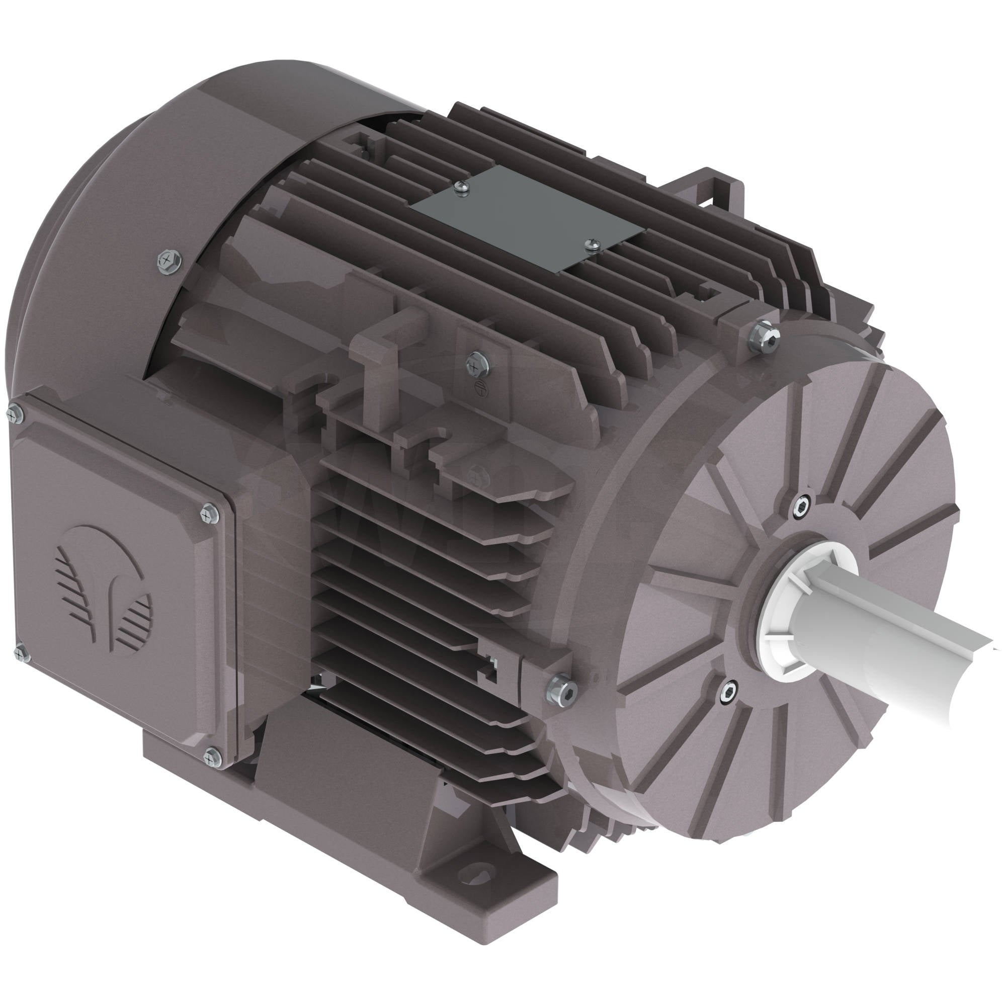 GX3-AL-TF-184T-4-B-D-5 Techtop 5HP Aluminum Frame Electric Motor, 1800RPM
