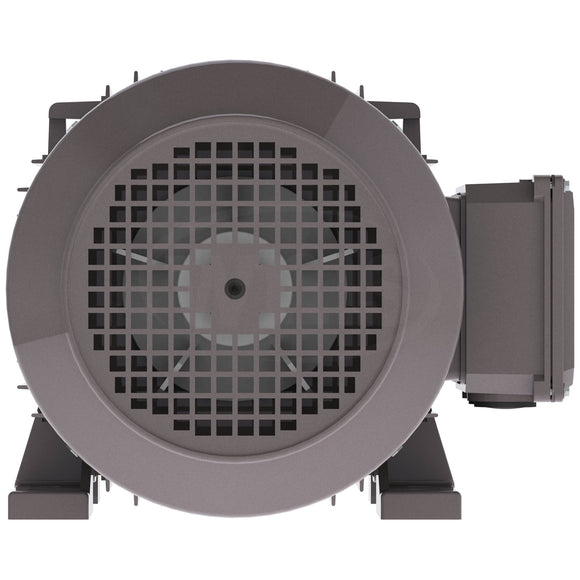 GX3-AL-TF-184T-6-B-D-2 Techtop 2HP Aluminum Frame Electric Motor, 1200RPM