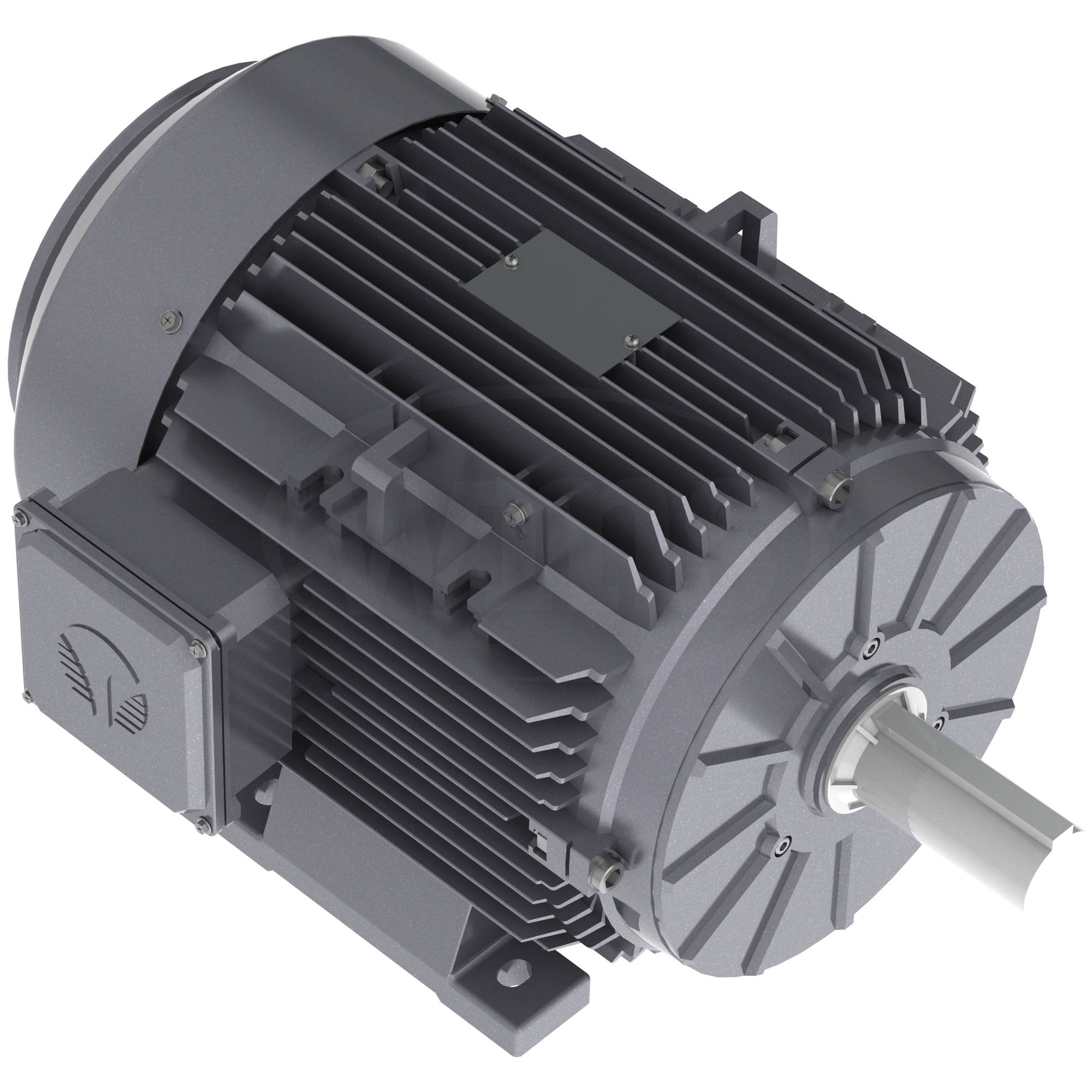 GX3-AL-TF-213T-2-B-D-7.5 Techtop 7.5HP Aluminum Frame Electric Motor, 3600RPM