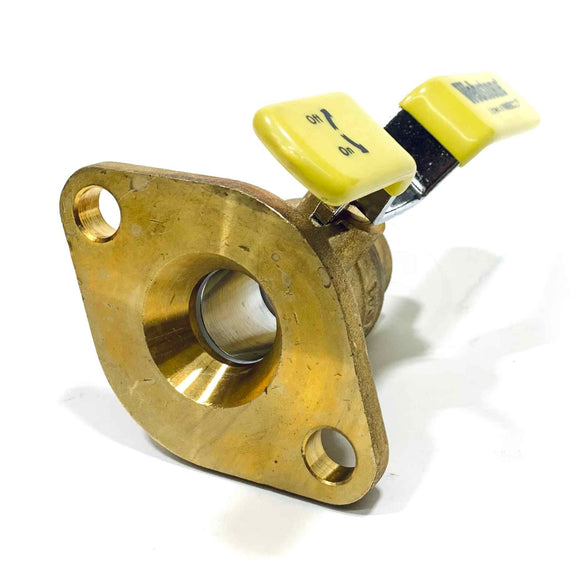 H-50404 Webstone Nibco Full Port Forged Brass Uni-Flange Ball Valve, 1"
