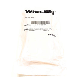 68-11804351SR Whelen Lens, Amber/Optic/Mini Max W/Seal
