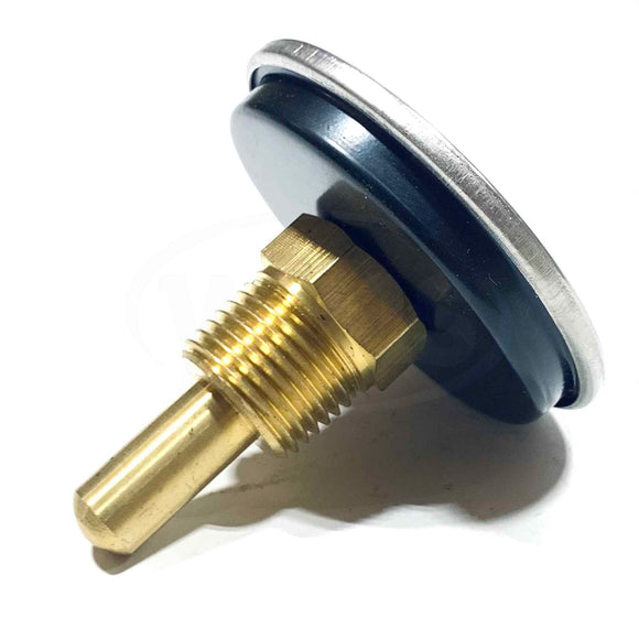H25-90 Westwood Dial Thermometer, 1/2" NPT Thread, 2 1/2" Face