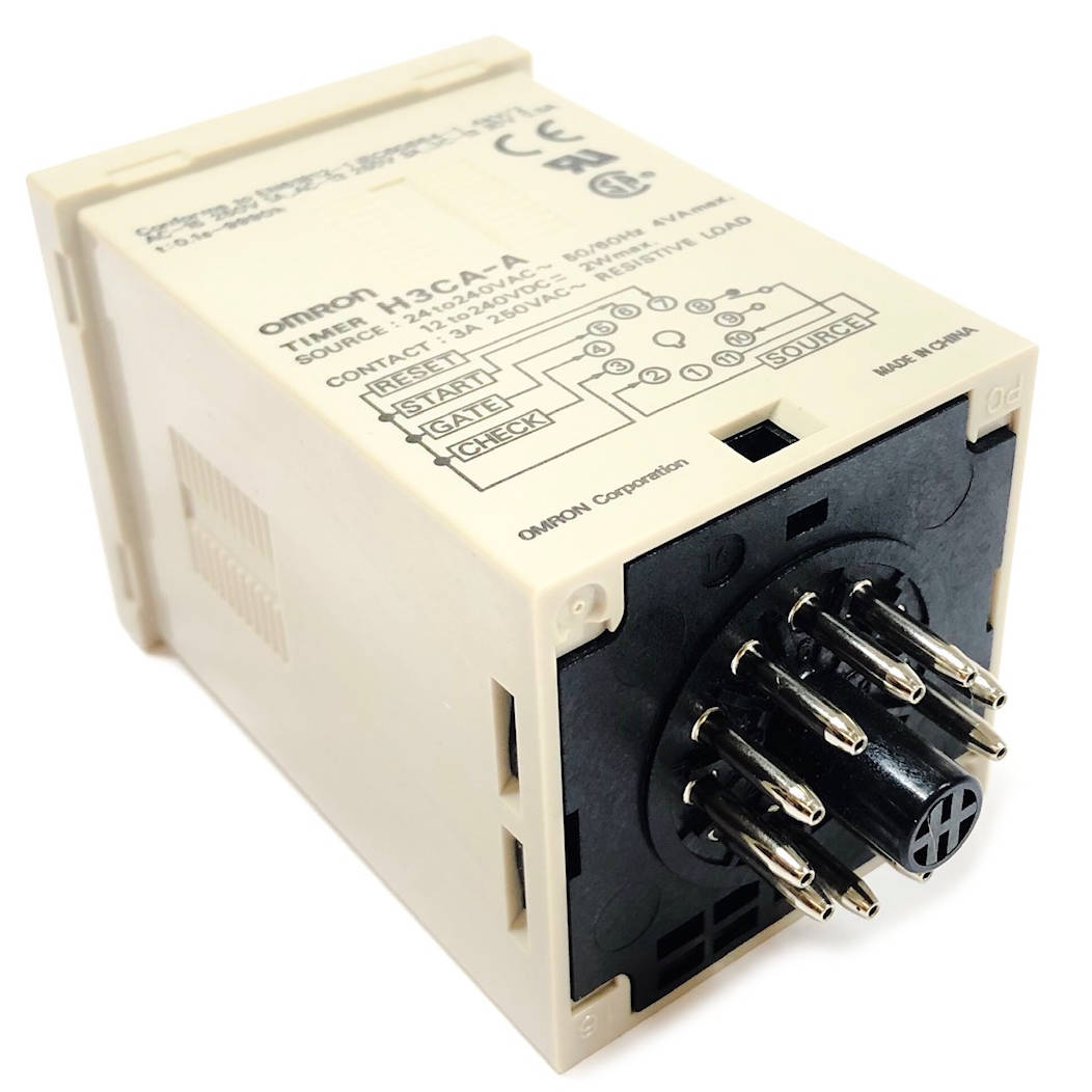 H3CA-A Omron Solid State Timer, Source: 50/60 Hz, 24-240VAC, 12-240VDC