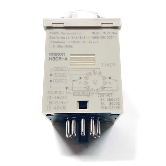 H3CR-A Omron Solid State Multi-Functional Timer, 11 Pin, 1.2s To 300h, 12-48VDC