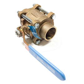 30BS1F02 Millwaukee Valve Company Ball Valve, 1-1/2", 600 WOG