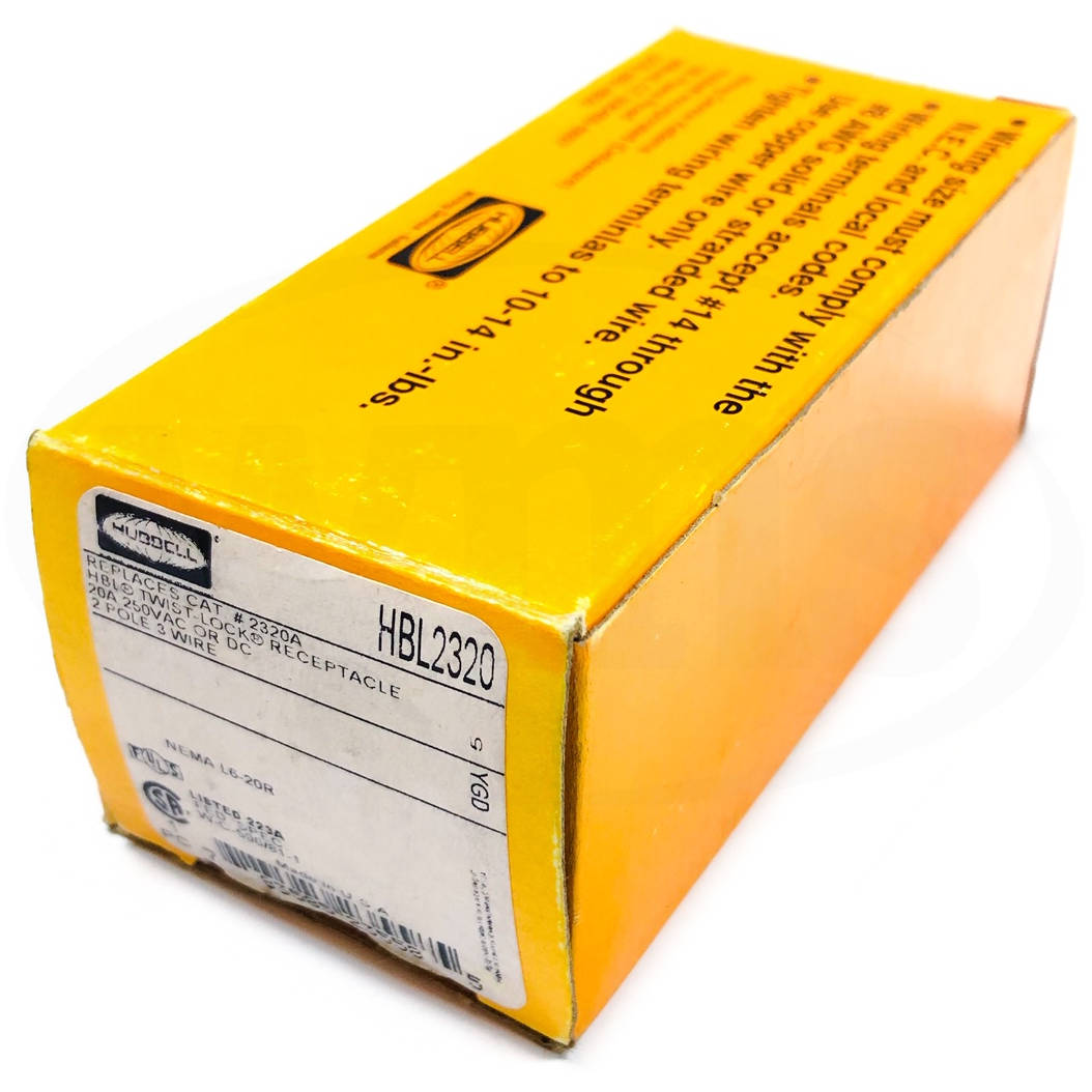 HBL1547 Hubbell Straight Blade Connector, Elastogrip Body, Nema 5-15R, Yellow