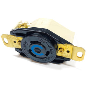 HBL1547 Hubbell Straight Blade Connector, Elastogrip Body, Nema 5-15R, Yellow - 0