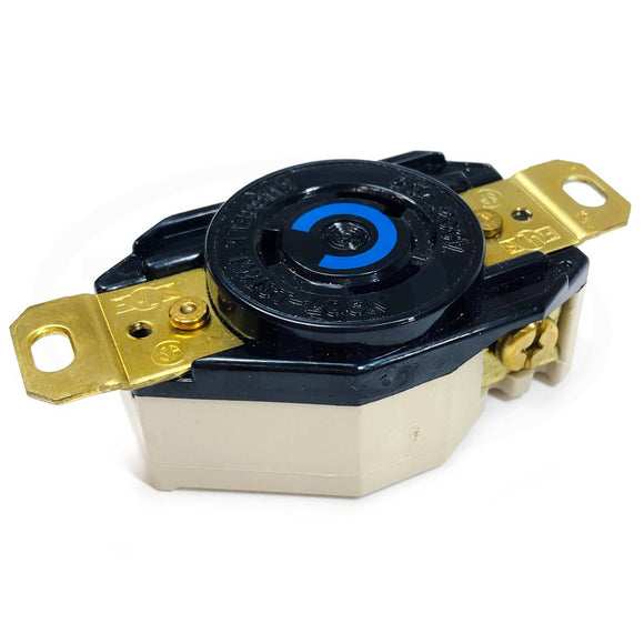 HBL1547 Hubbell Straight Blade Connector, Elastogrip Body, Nema 5-15R, Yellow