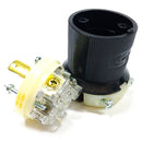 HBL2311 Hubbell Twist Lock Plug, 20A, 125V, 2-Pole, 3-Wire Grounding, 2311-2