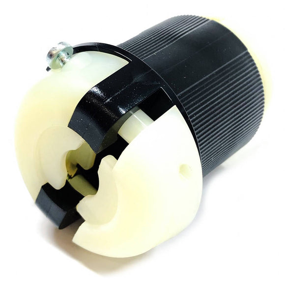 HBL2311 Hubbell Twist Lock Plug, 20A, 125V, 2-Pole, 3-Wire Grounding, 2311