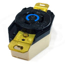 HBL2320 Hubbell Twist Lock, Receptacle, 2-Pole, 2-Wire, Nema: L6-20R-5