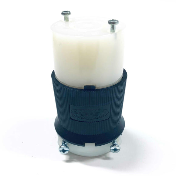 HBL2433 Hubbell Locking Connector, 3-Pole, 20 Amp, 480V, 3-Phase