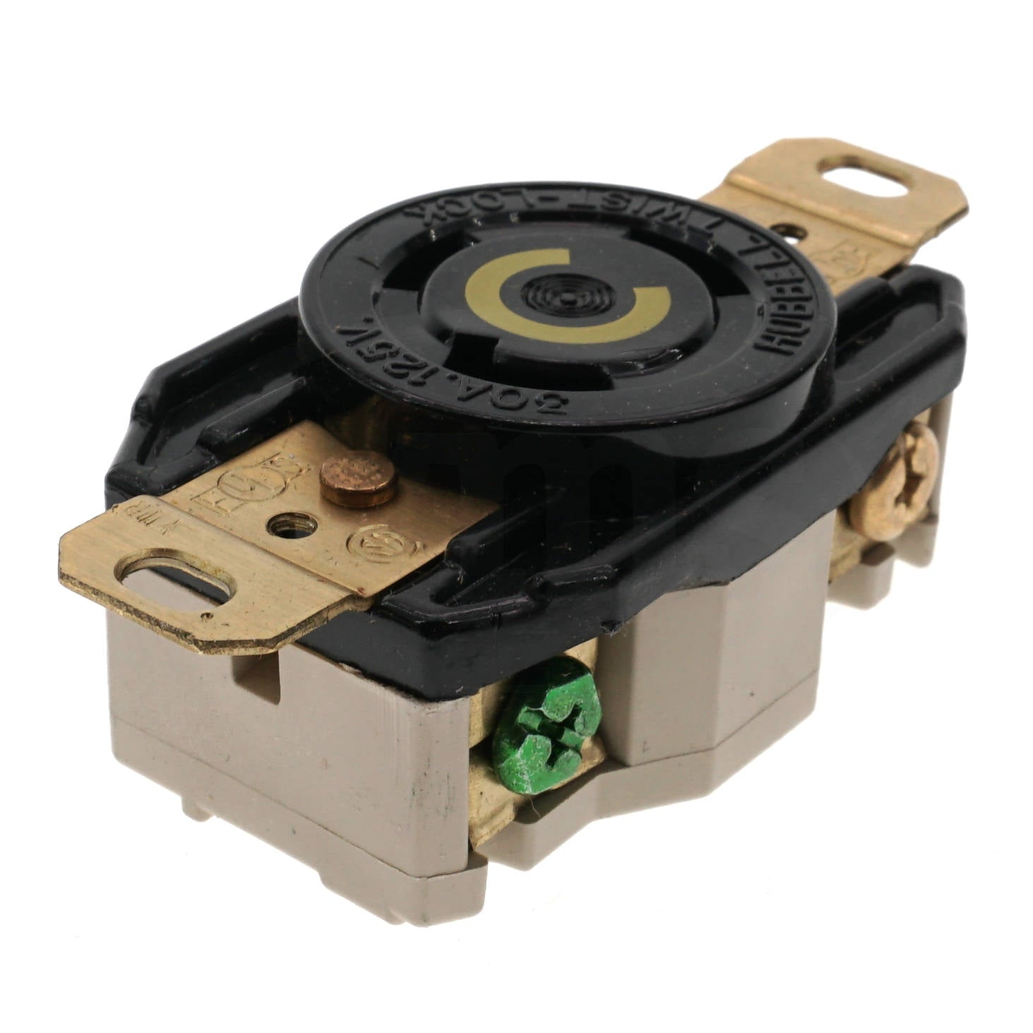 HBL2610 Hubbell Twist Lock Receptacle, 30A, 125V.