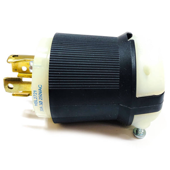 HBL2721 Hubbell Receptacle Twist Lock, 30A 3-Phase 250VAC, NEMA L15-30P
