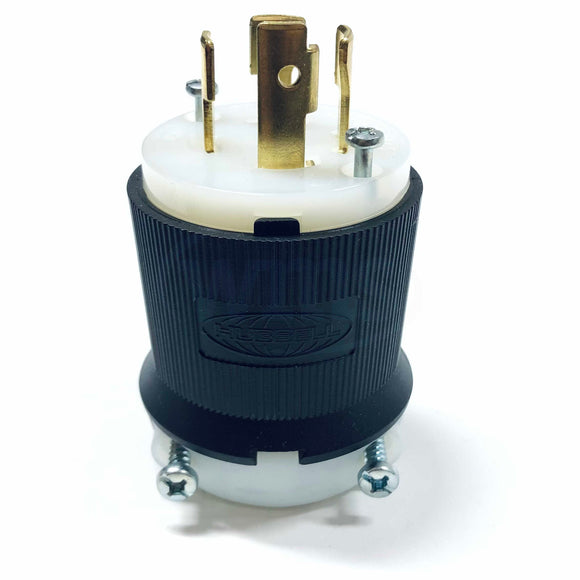 HBL2731 Hubbell InsulGrip Twist-Lock Plug, 30A, 3-Phase, 480VAC, 3-Pole