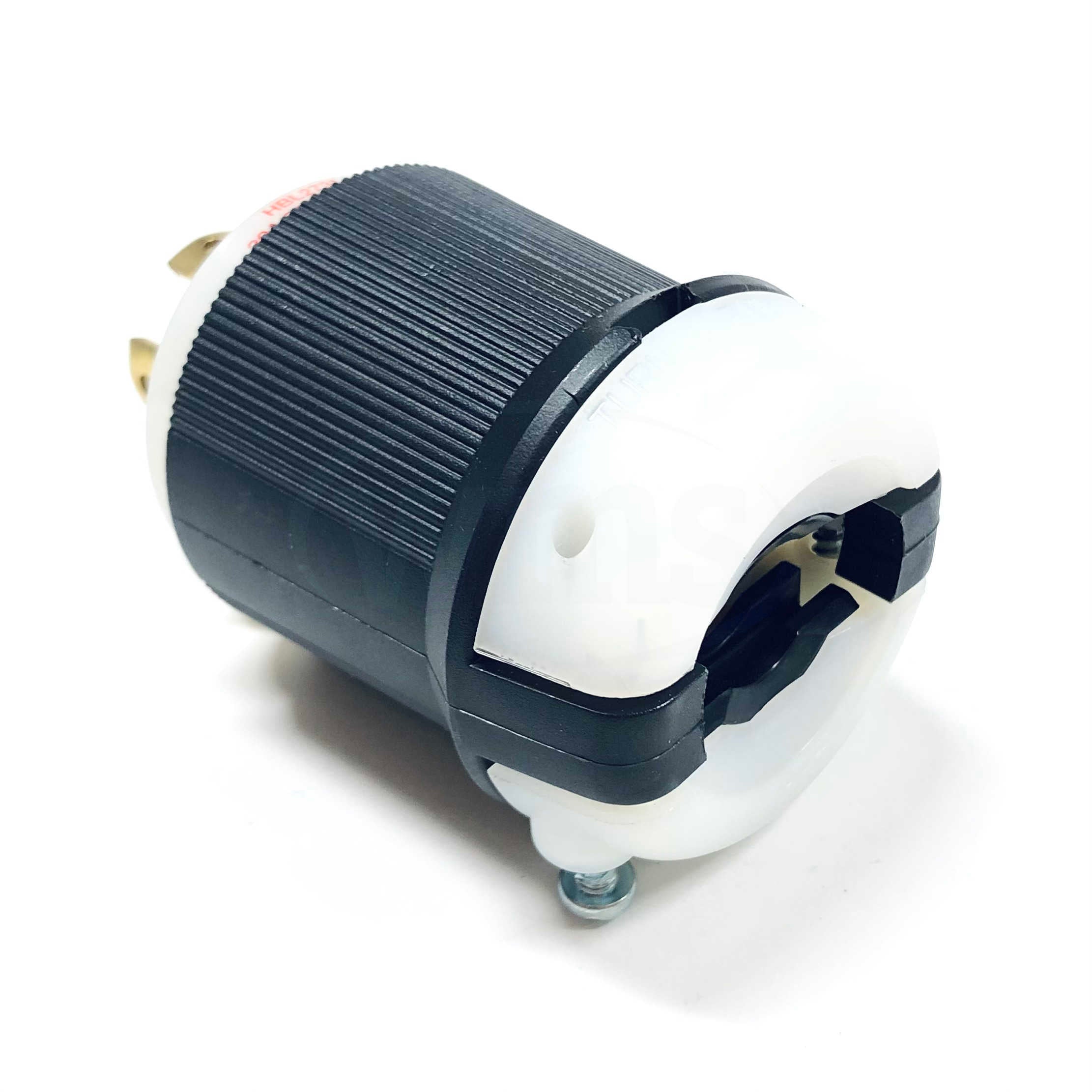 HBL2731 Hubbell InsulGrip Twist-Lock Plug, 30A, 3-Phase, 480VAC, 3-Pole - 0