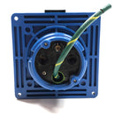 HBL3125R6W Hubbell Female Receptacle, 2-Pole, 125A, 220/240V-1