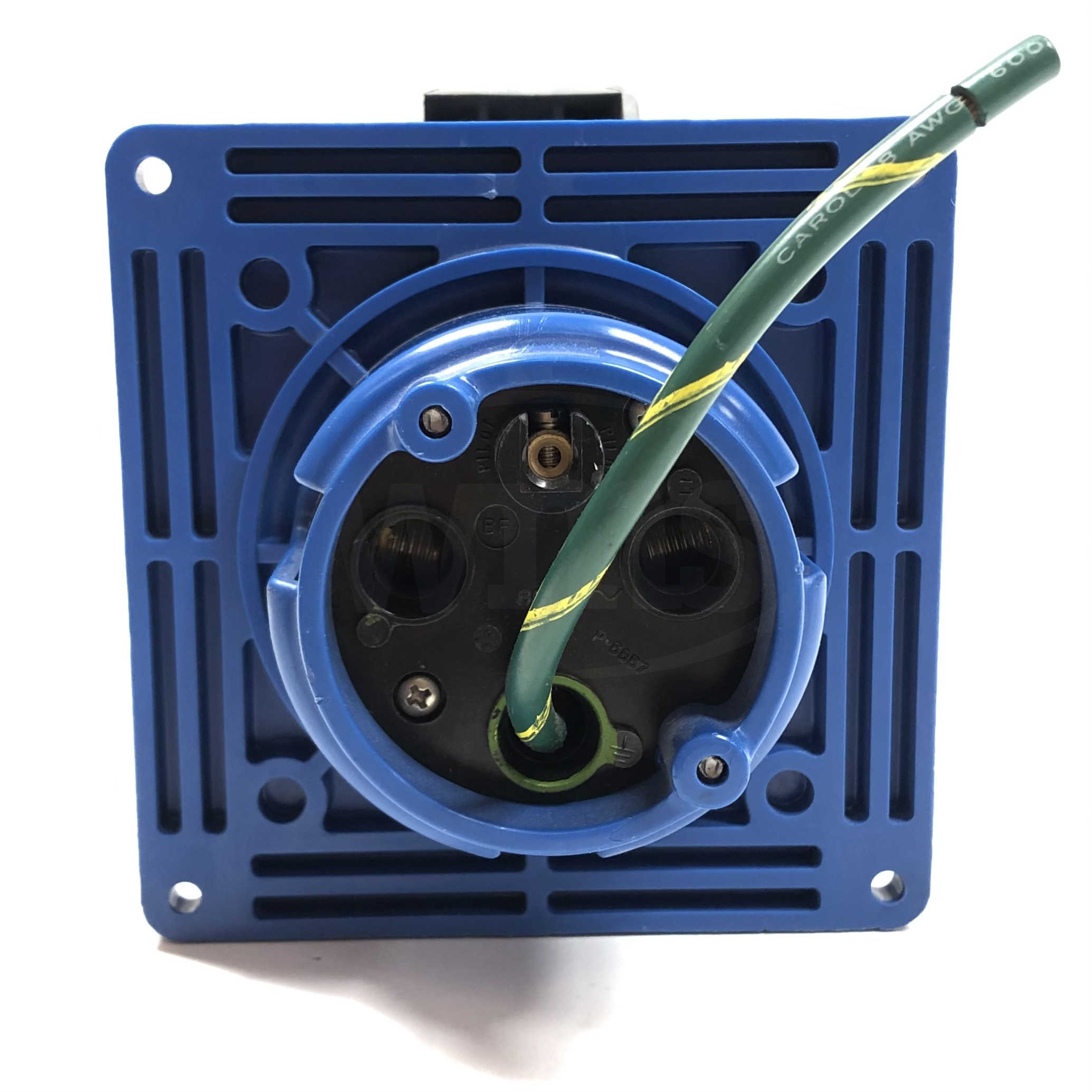 HBL3125R6W Hubbell Female Receptacle, 2-Pole, 125A, 220/240V