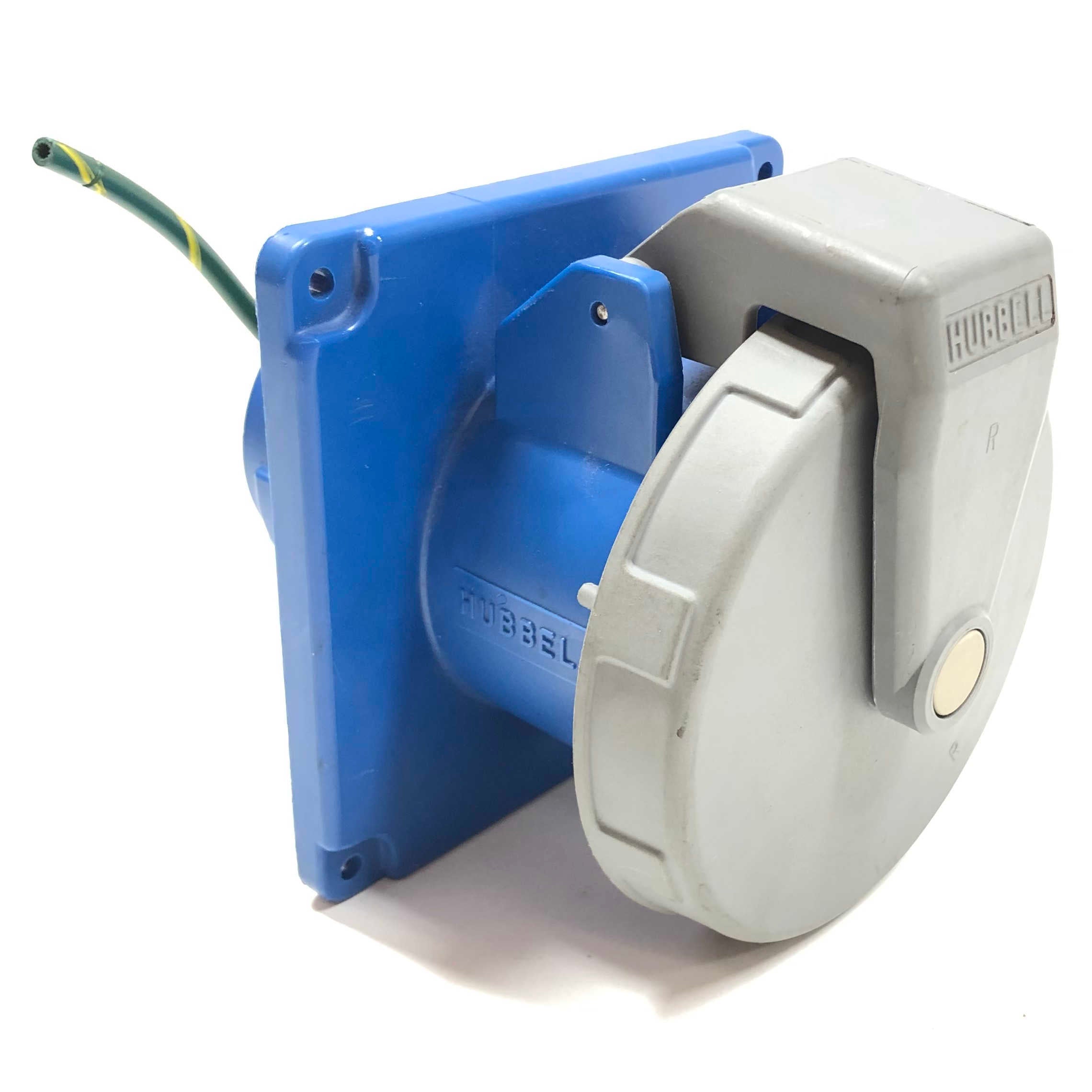HBL3125R6W Hubbell Female Receptacle, 2-Pole, 125A, 220/240V