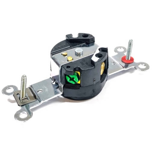 HBL4710 Hubbell Twist-Lock, Single Receptacle, 15A, 125V, 2-Pole, 3-Wire GRD