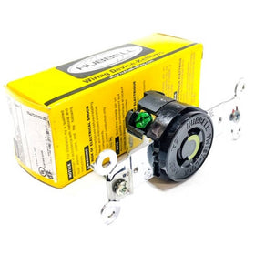 HBL4710 Hubbell Twist-Lock, Single Receptacle, 15A, 125V, 2-Pole, 3-Wire GRD - 0