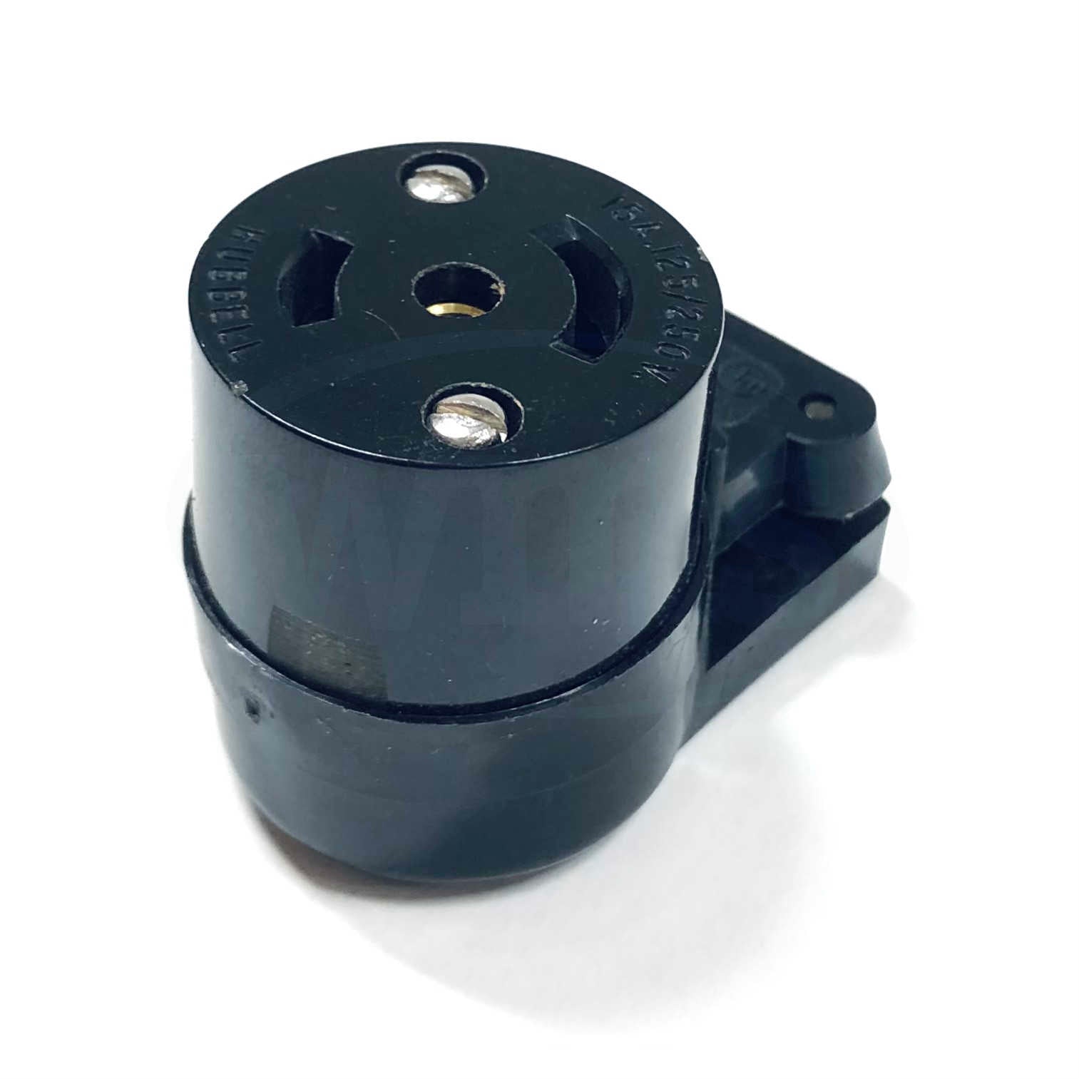 HBL7433 Hubbell Midget Twist-Lock Connector, 3-Pole, 15A, 125/250V