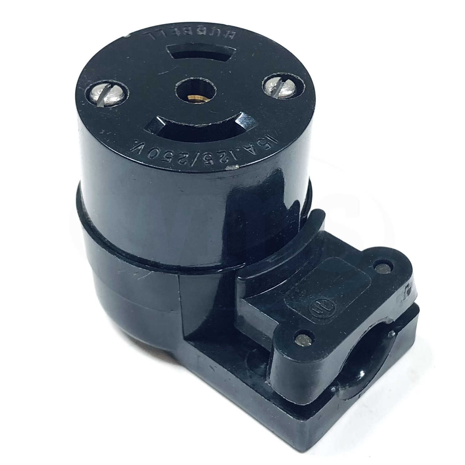 HBL7433 Hubbell Midget Twist-Lock Connector, 3-Pole, 15A, 125/250V - 0