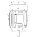 HBV0056C Teco-Westinghouse 5HP MAX-E2/841 Cast Iron Electric Motor, 1200RPM-1