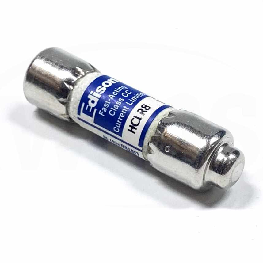HCLR8 Edison Class CC Fast Acting Fuse, 600V, 8A