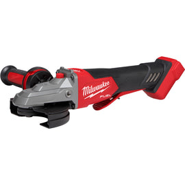 2886-20 Milwaukee M18 FUEL 5" Flathead Braking Grinder, Paddle Switch No-Lock