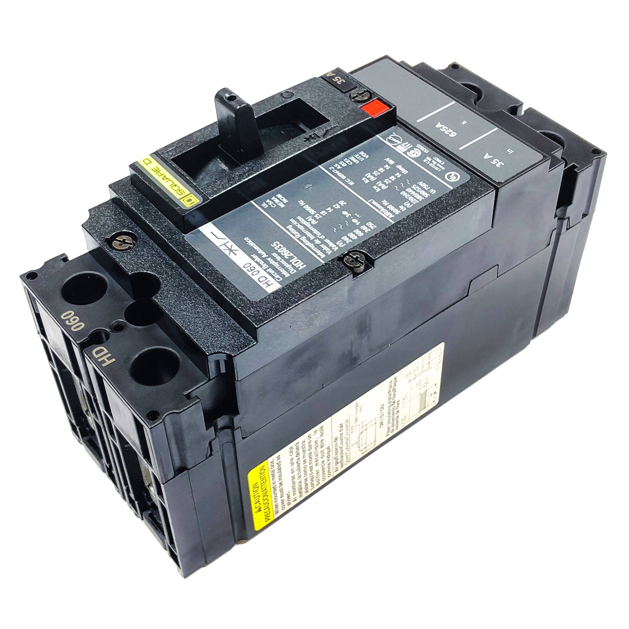 Square D HDL26035 Circuit Breaker, 35 Amp, 2-Pole - 0