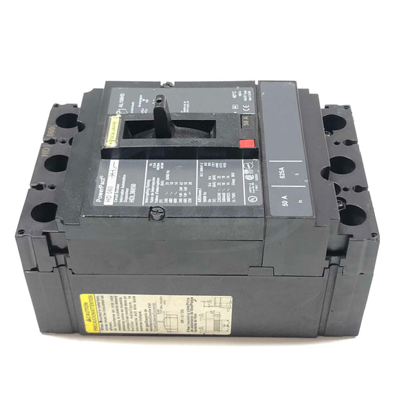 HDL36050 Square D Circuit Breaker, 3 Pole, 50/60HZ