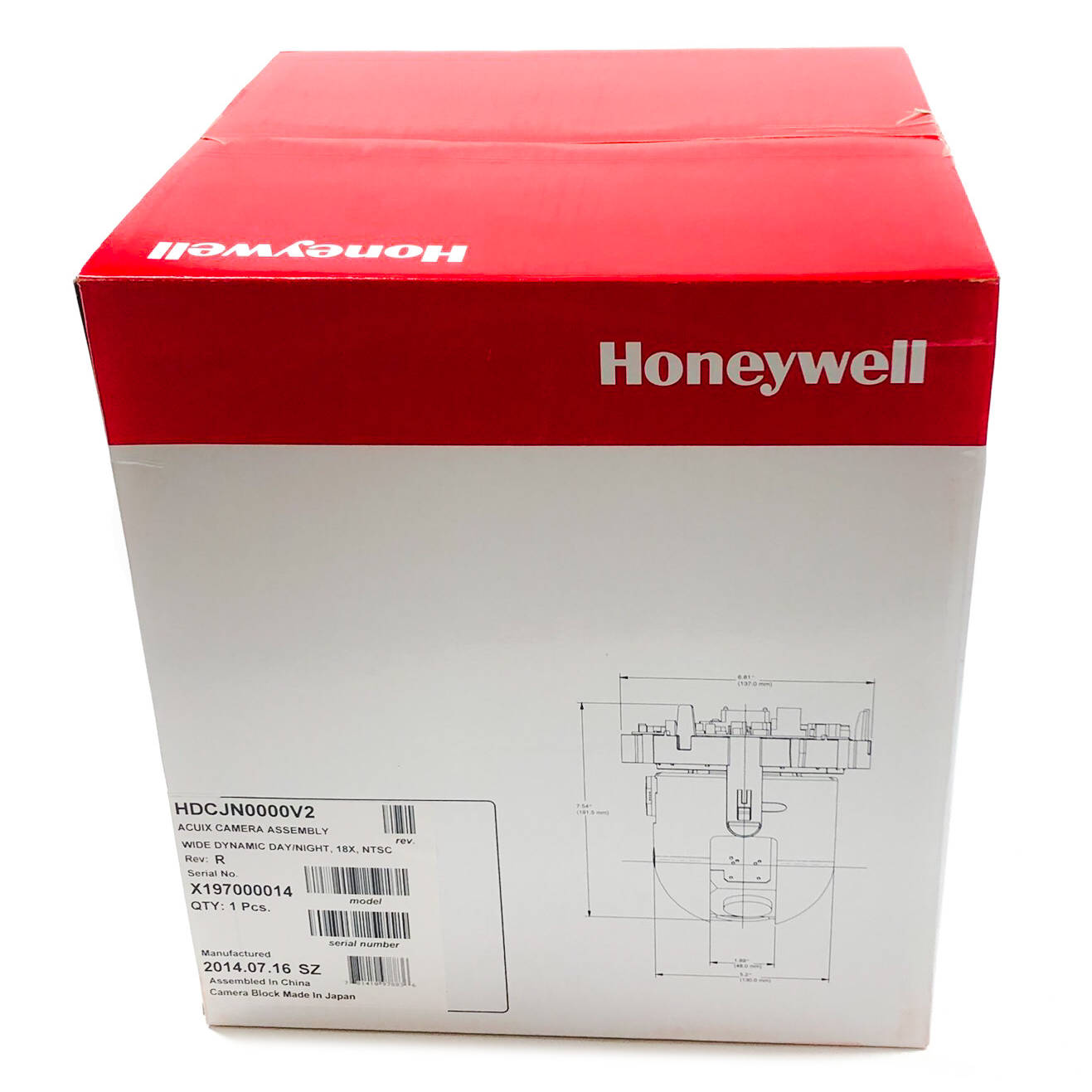 HDXJNWASW Honeywell ZCUIX High Speed PTZ Dome Camera Kit with Housing
