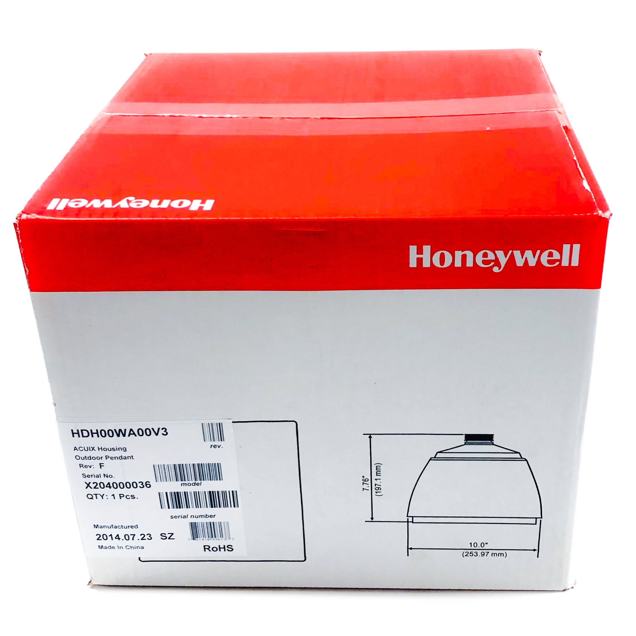 HDXJNWASW Honeywell ZCUIX High Speed PTZ Dome Camera Kit with Housing - 0