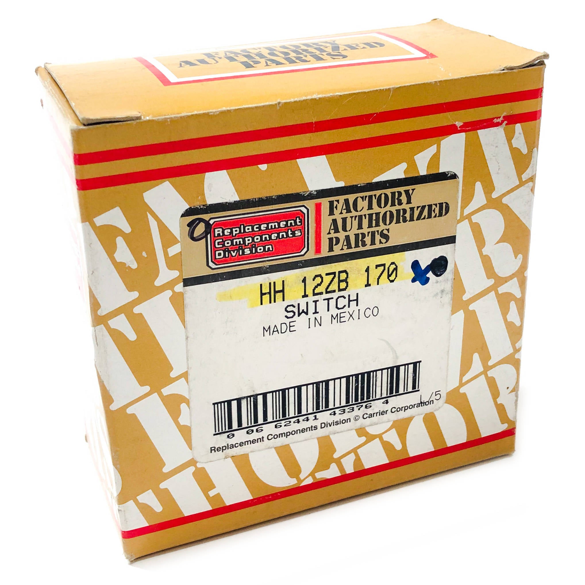HH12ZB170 Carrier 170° Temperature Limit Switch