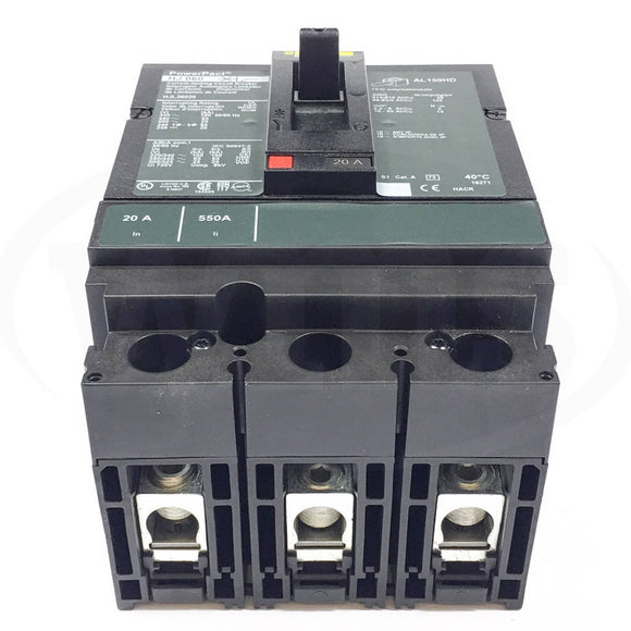 HJL36020 Square D PowerPact Circuit Breaker, 20 Amp
