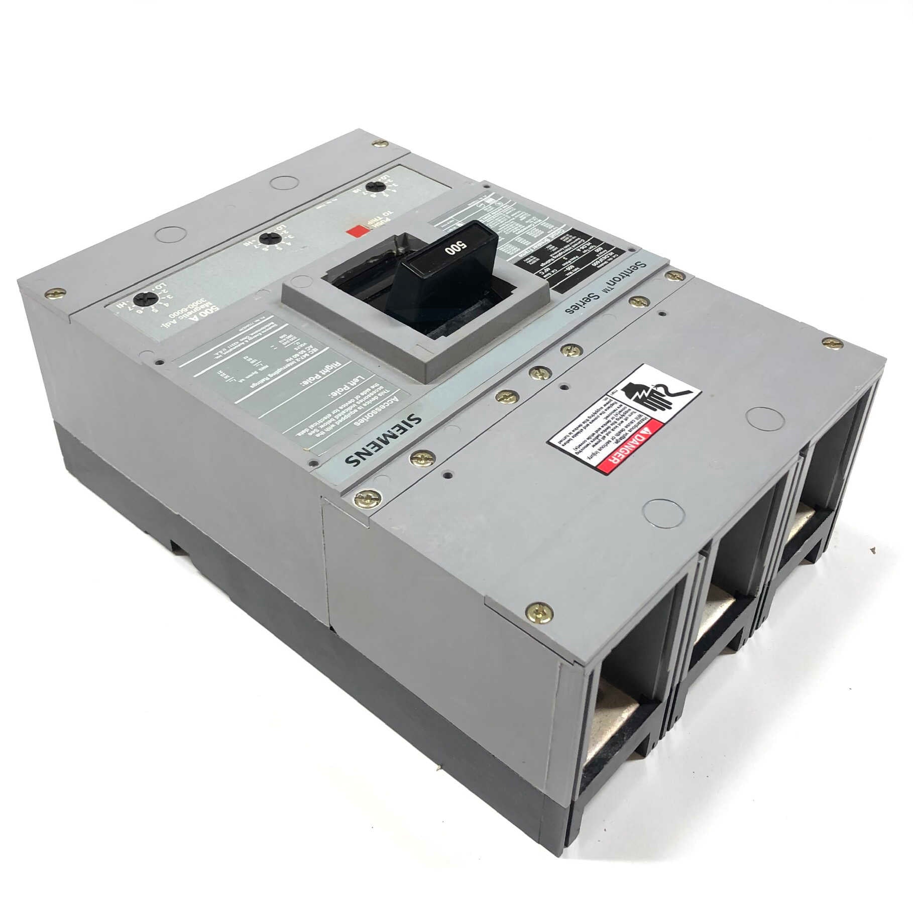 HLD63F500 Siemens / ITE Circuit Breaker 500 Amp Trip Unit, 600 Volt, - 0