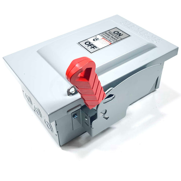 HNF261 Siemens Heavy-Duty Safety Switch, 2P, 30A, 600V, NEMA Type 1