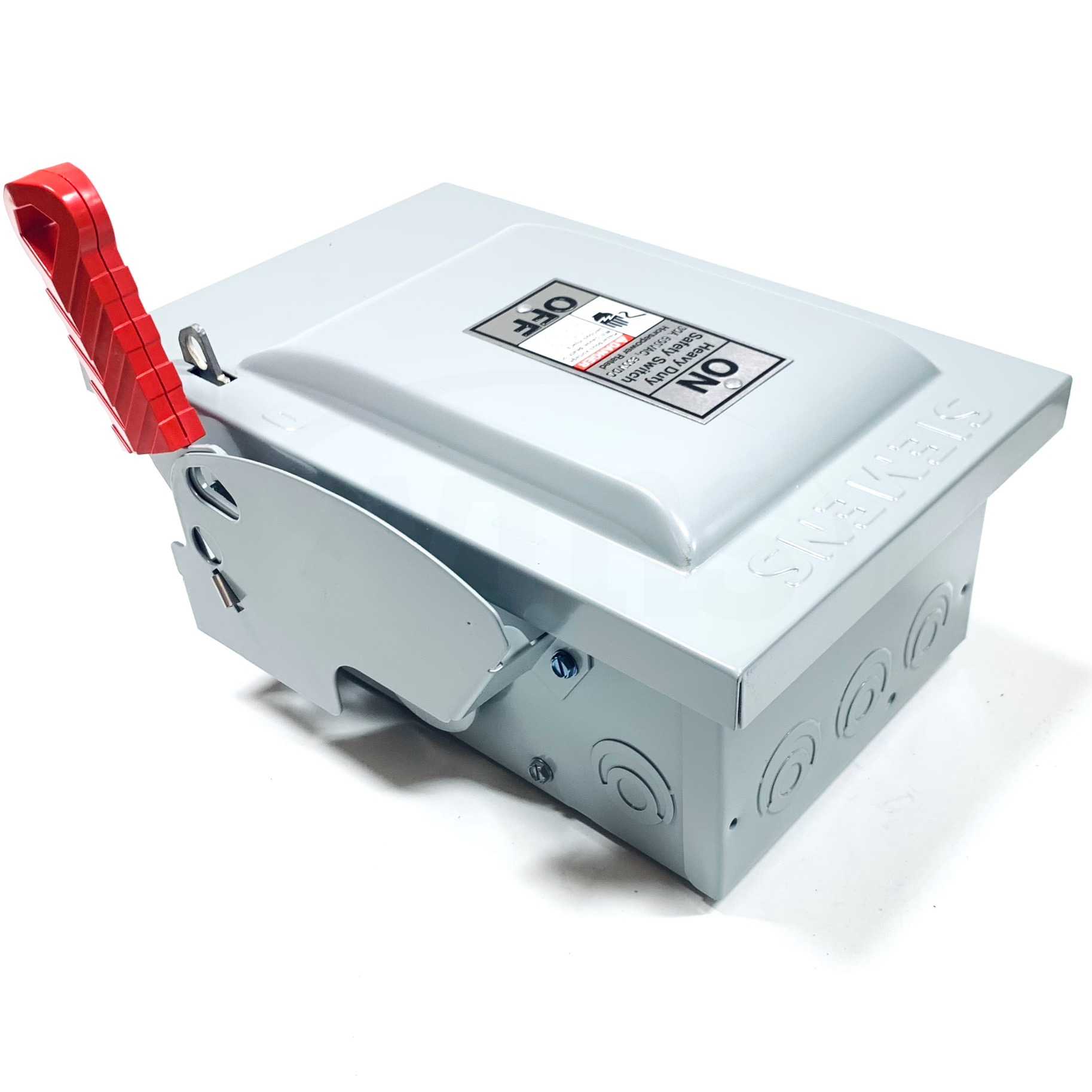 HNF261 Siemens Heavy-Duty Safety Switch, 2P, 30A, 600V, NEMA Type 1