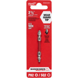 48-32-4311 Milwaukee SHOCKWAVE PH2/SQ2 Impact Double Ended Bit