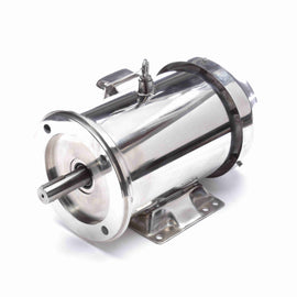 194001.00 3HP Leeson Electric SS Motor, Washdown