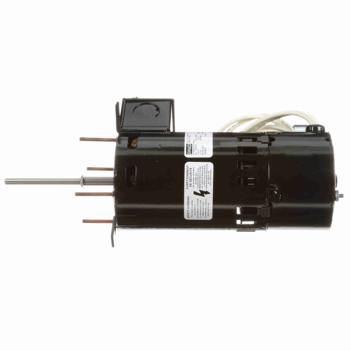 D410 Fasco 1/10HP Draft Inducer Electric Motor, 3000RPM | Witmer Motor ...