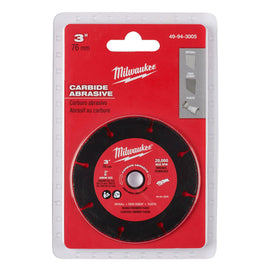 49-94-3005 Milwaukee 3" Carbide Abrasive Blade