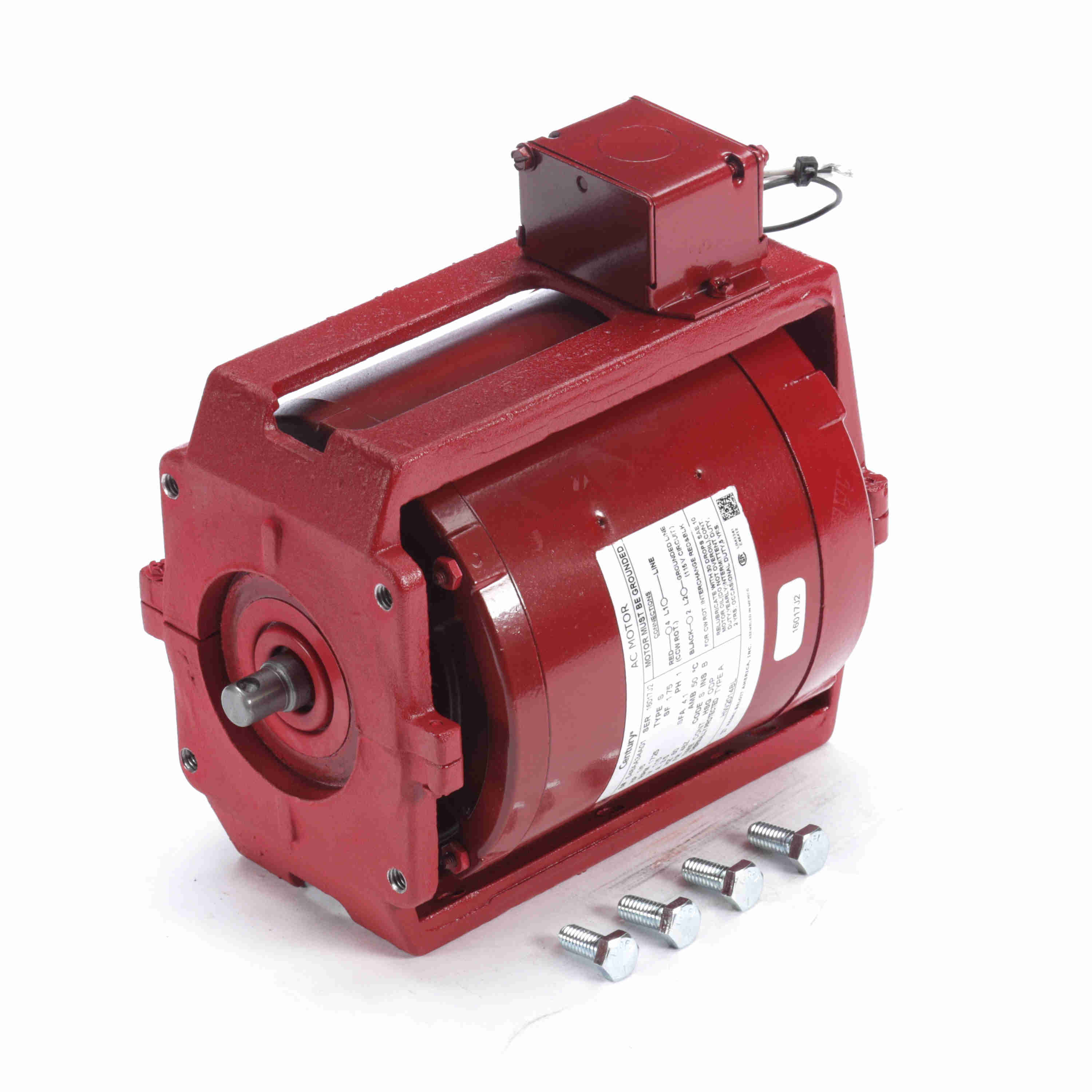 HW2014BL Century 1/6HP Circulator Pump Electric Motor, 1800RPM - 0