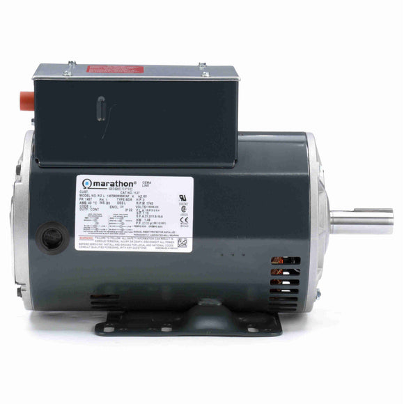 I127 Marathon 2HP Air Compressor Electric Motor, 1800RPM