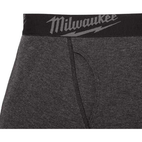 M600B-212X Milwaukee Heated Merino Wood Baselayer Pants, 2XL, Black